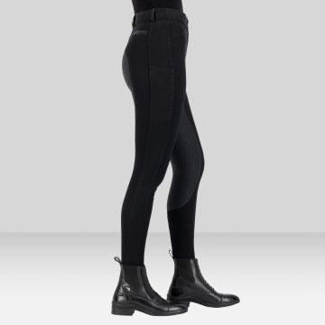 Reithose ES-Arista Denim FullGrip -  Black