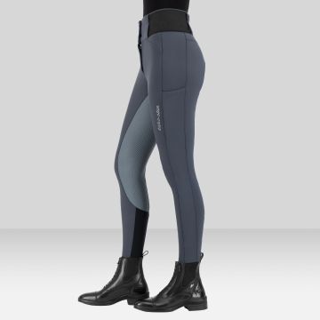 Reithose ES-Athletic leanline FullGrip -  Magnet Grey