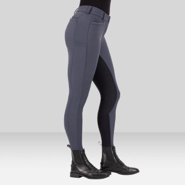 Reithose ES-Arielle GripConnect Full -  Magnet Grey