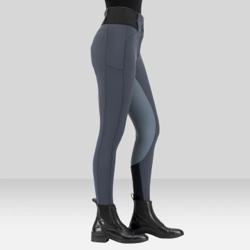 Reithose ES-Athletic leanline FullGrip -  Magnet Grey