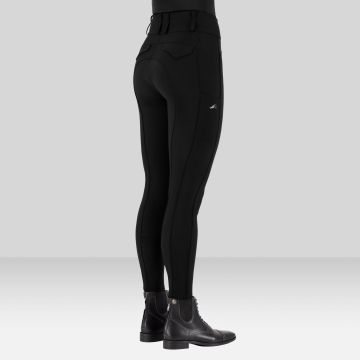 Reithose ES-Aurelia Thermaline GripConnect Full -  Black