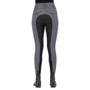 Reithose ES-Aurelia GripConnect Full -  Magnet Grey