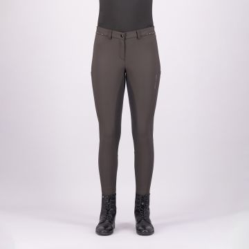 Reithose ES-Equitation Queen Diamond FullGrip -  Mocca 