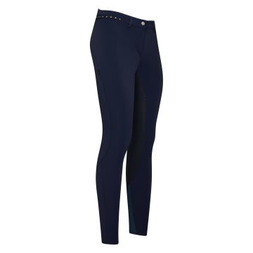 Reithose ES-Equitation Queen Diamond FullGrip -  Evening blue