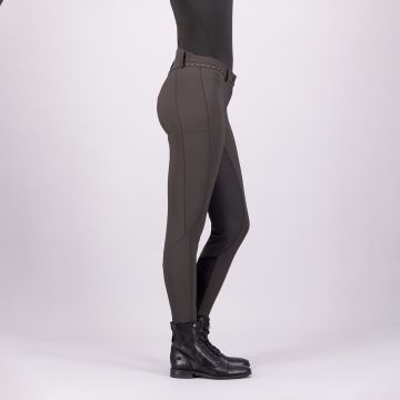 Reithose ES-Equitation Queen Diamond FullGrip -  Mocca 